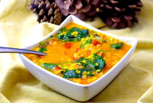 1 serving (8 oz) Spiced Lentil with Spinach Soup