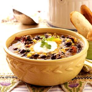 1 serving (8 oz) Spicy Black Bean Chili