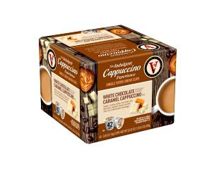 1 serving (8 oz) White Chocolate Caramel Cappuccino
