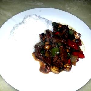 1 serving (8 oz) Wok-Charred Beef