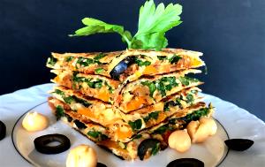 1 serving (8.24 oz) Mediterranean Quesadilla
