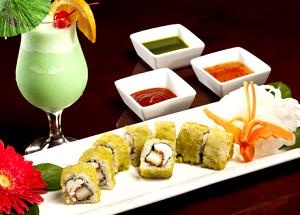 1 serving (8.33 oz) Crunchy Calamari Roll