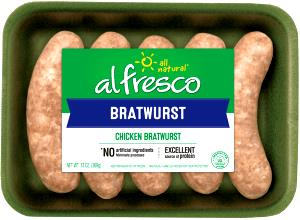 1 Serving (84.0 G) Chicken Bratwurst