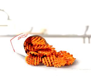 1 serving (85 g) Sweet Potato Waffle Fries (Small)