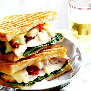 1 serving (8.5 oz) Basil Chicken Panini