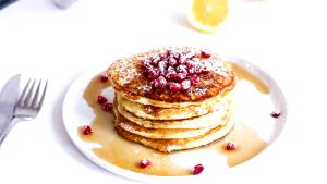 1 serving (8.5 oz) Lemon Ricotta Whole Grain Pancakes (1500)