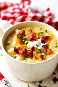 1 serving (850 g) Loaded Potato Soup (Large)