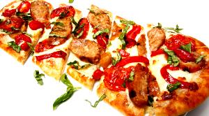 1 serving (9 oz) Sundried Tomato and Italian Sausage Flatbread (1200)