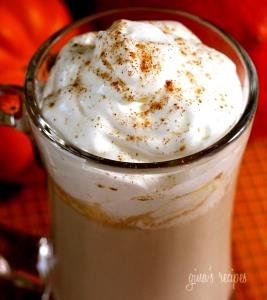 1 serving (9.5 oz) Pumpkin Spice Low-Fat Latte
