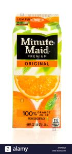 1 serving (975 g) Minute Maid Orange Float (Large)