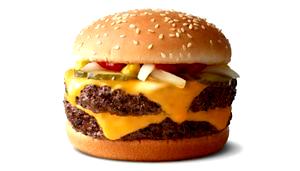 1 serving (9.8 oz) Double Quarter Pounder with Cheese