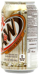 1 Serving A&W Diet Root Beer Medium