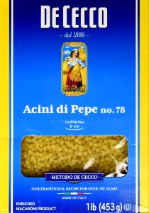 1 Serving Acini Di Pepe Pasta Noodles