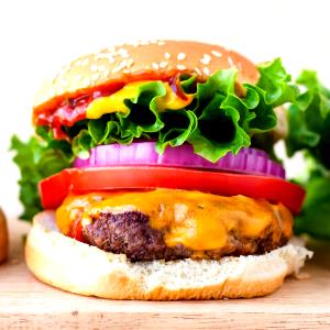 1 Serving All American Burger