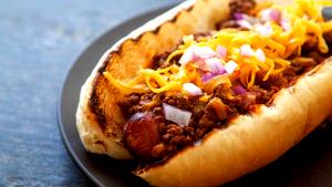 1 Serving All Beef Chili Dog