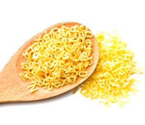 1 Serving Alphabets Pasta Noodles
