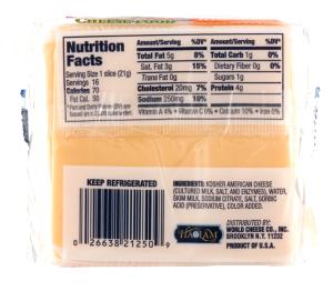 1 serving American Cheese