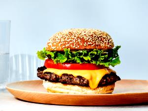 1 Serving American Grill Burger (6 Oz.)