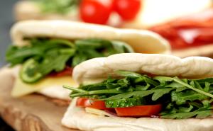 1 Serving American Swiss Cheese Pita