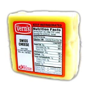 1 Serving American Swiss Cheese