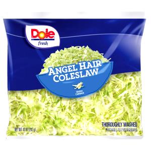 1 Serving Angel Hair Cole Slaw