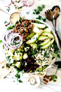 1 Serving Apple Gorgonzola Salad (1/4 Of A Small Serving) - Special Request No Dressing