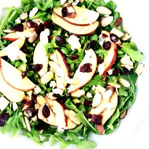 1 Serving Apples, Blue Cheese And Cranberries