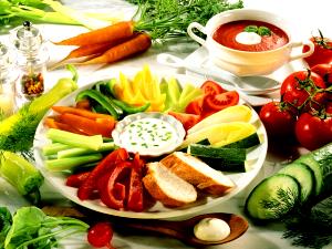 1 Serving Assorted Vegetable Platter - Cooked İn Original House Soup Base