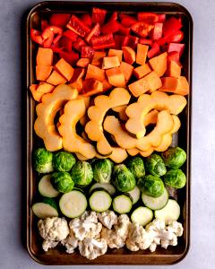 1 Serving Autumn Market Vegetable Plate