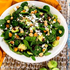 1 Serving Baby Spinach Salad - Healthy Blend