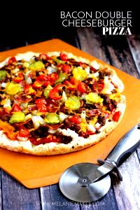 1 Serving Bacon Double Cheese Pizza