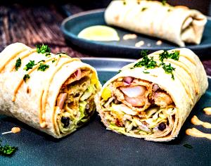 1 Serving Baja Burrito Shrimp