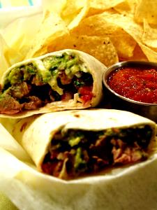 1 Serving Baja Burrito Steak