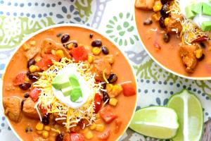 1 Serving Baja Chicken Enchilada Soup