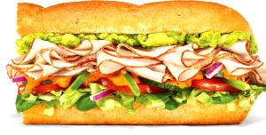 1 Serving Baja Turkey Sandwich