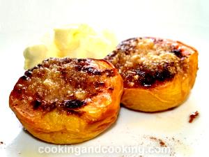 1 serving Baked Almond Peach