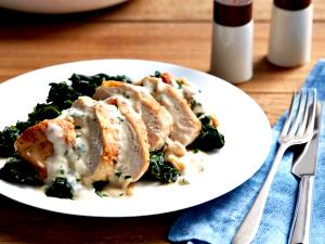 1 Serving Baked Chicken Florentine Entree