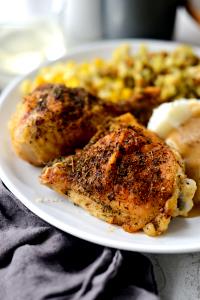 1 Serving Baked Chicken Homestyle
