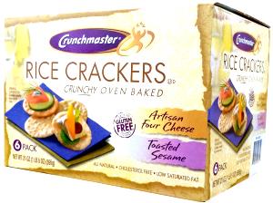 1 Serving Baked Rice Crackers - Sesame