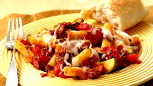 1 serving Baked Ziti with Fire Roasted Tomatoes