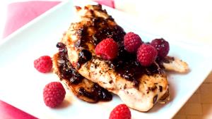 1 serving Balsamic-Raspberry Seared Chicken