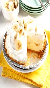 1 Serving Banana Cream Pie Mix, Prepared W/ 2% Milk