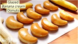 1 Serving Banana Filled-Yeast Donuts