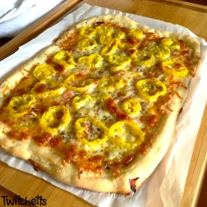 1 Serving Banana Peppers İn 1 Topping Large Pizza