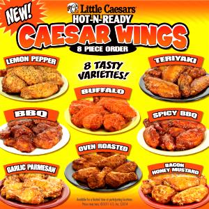 1 Serving Barbeque Caesar Wing
