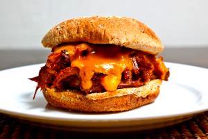 1 Serving BBQ Cheddar Steak