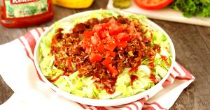 1 serving BBQ Cheeseburger Bowl
