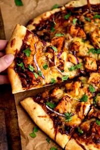 1 Serving BBQ Chicken Pizza - Large (3 Slices)