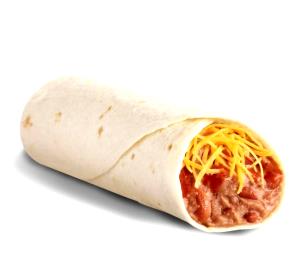 1 Serving Bean & Cheese Red Burrito