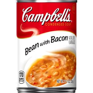 1 Serving Bean W/Bacon Soup, Condensed